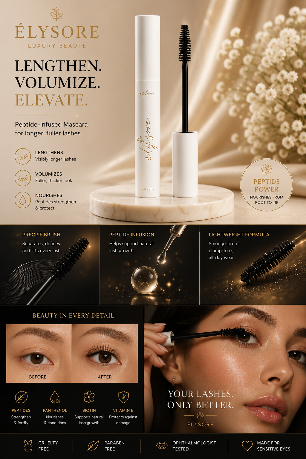Lengthening & Volumising Mascara