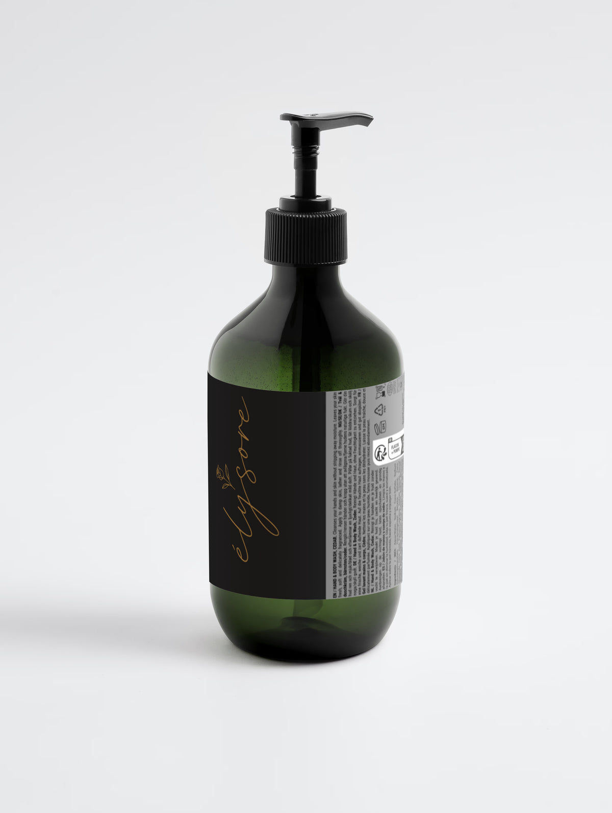 ÉLYSORE Refreshing Hand & Body Wash | Peppermint & Dark Cedar Hydrating Cleanser
