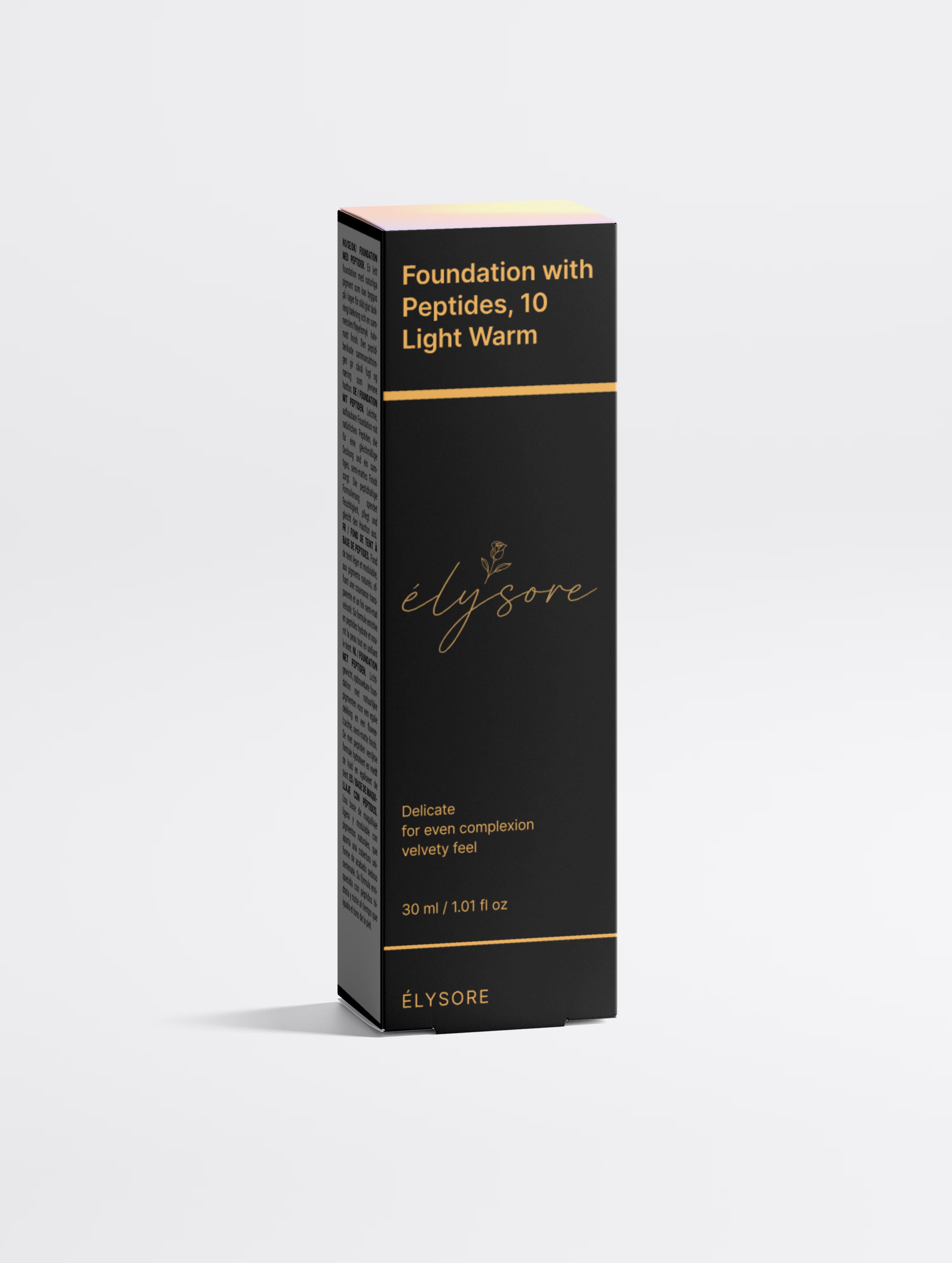 Foundation with Peptides, 10 Light Warm