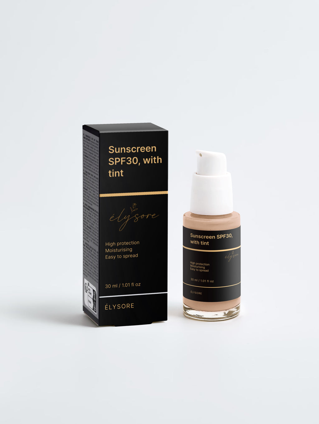 Sunscreen SPF30, with tint